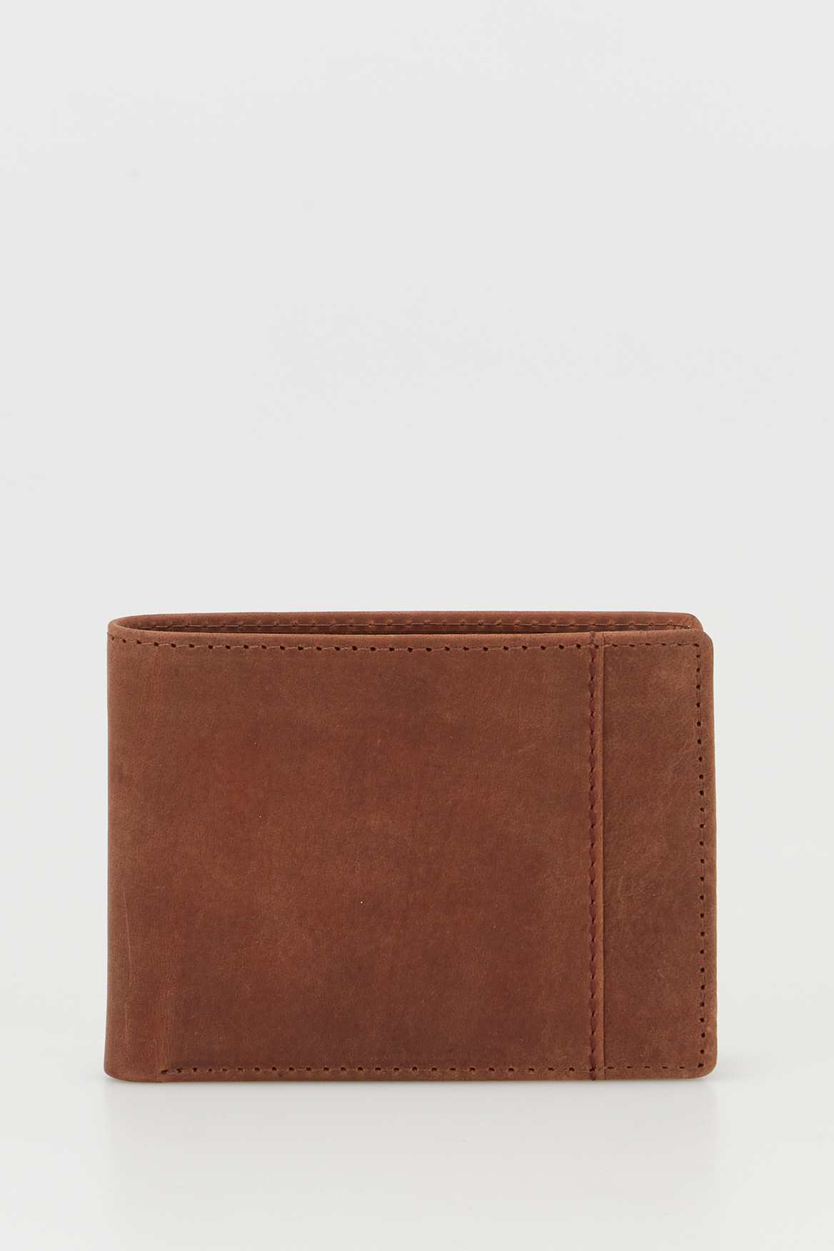 RFID Leather Bifold Wallet Brown