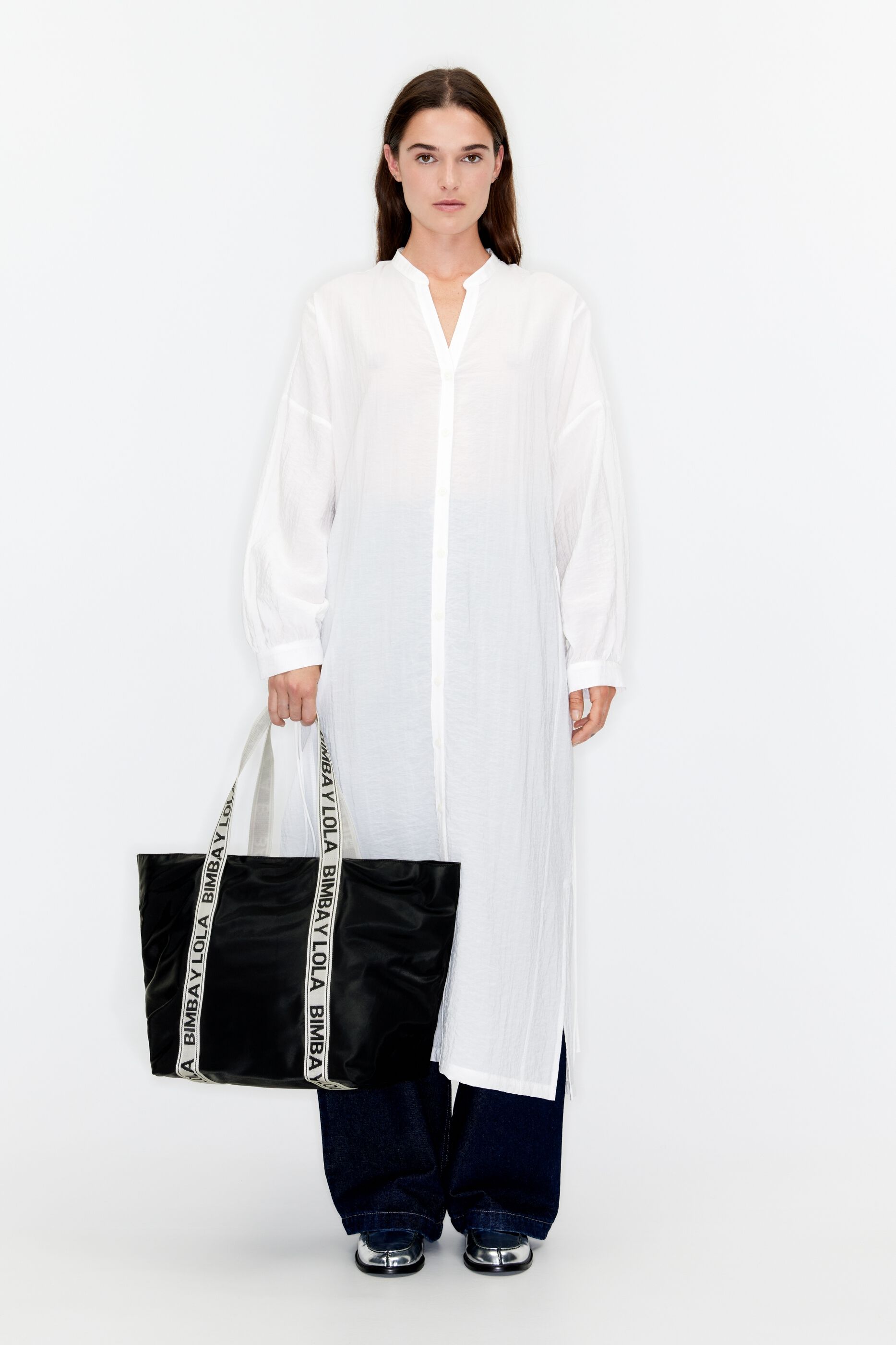 XL black shopper bag