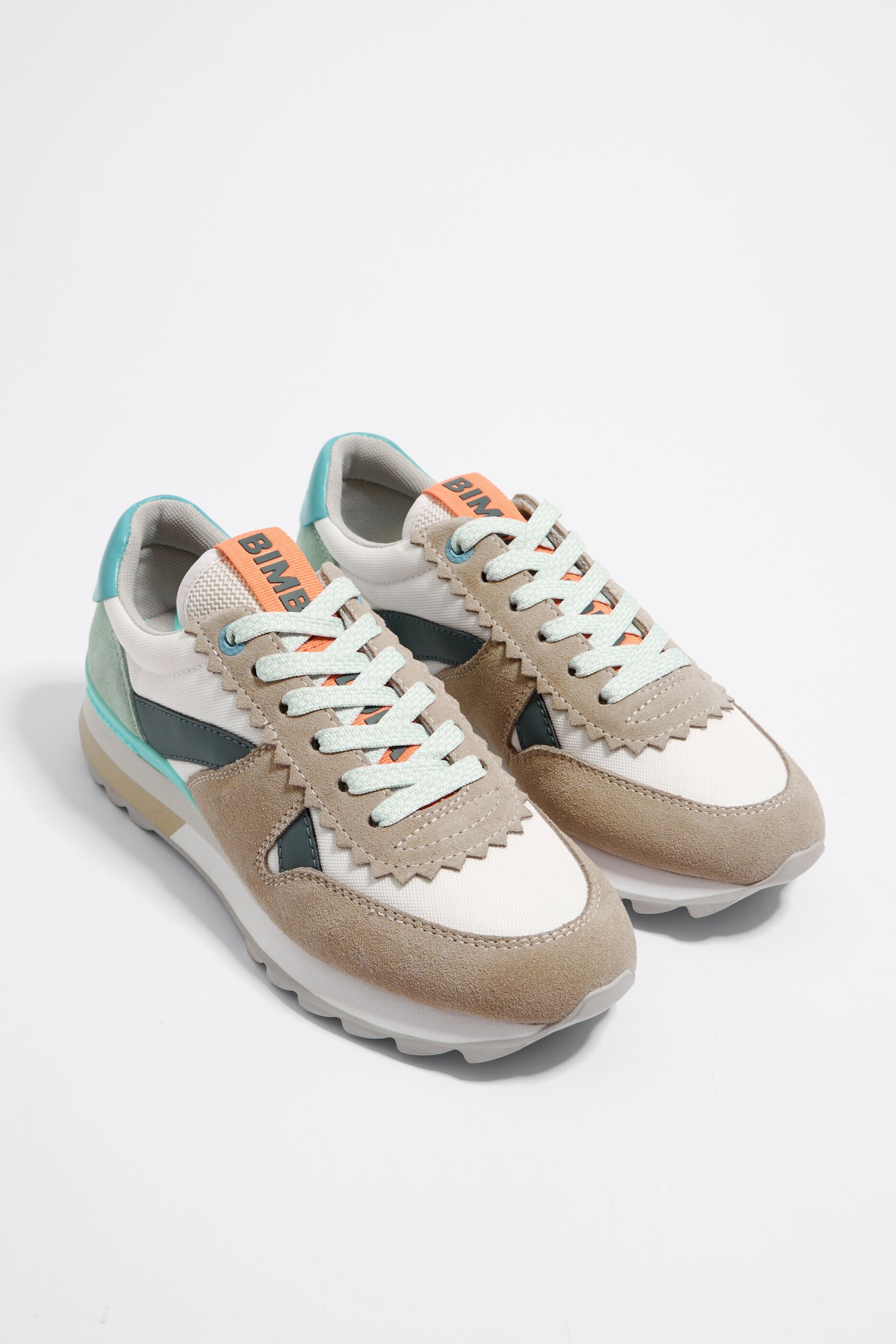 Taupe technical sneaker
