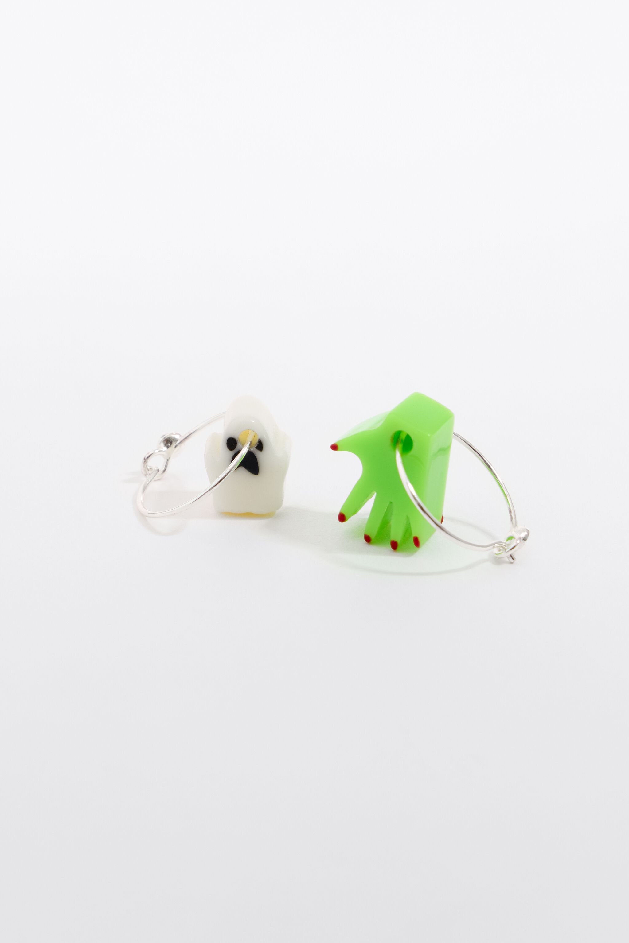Halloween hoop earrings